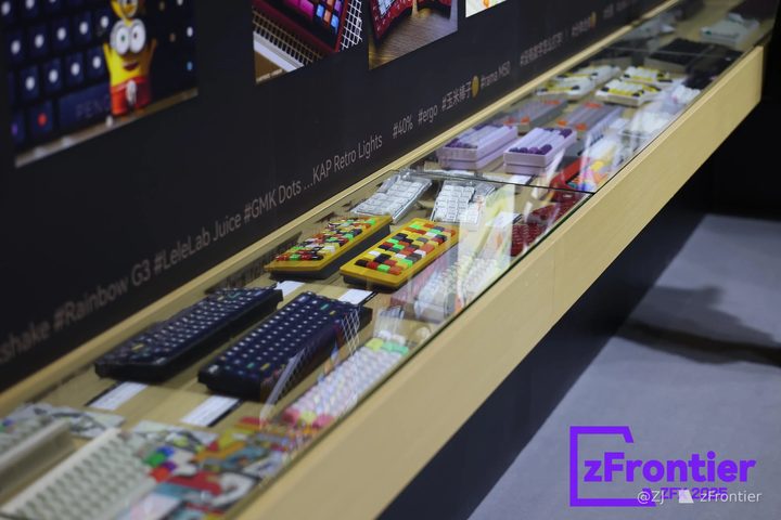 Keyboards and other gaming devices exhibited at a previous WePlay Expo